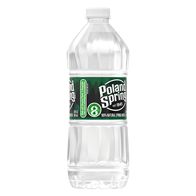 Poland Spring 20oz water bottle, right