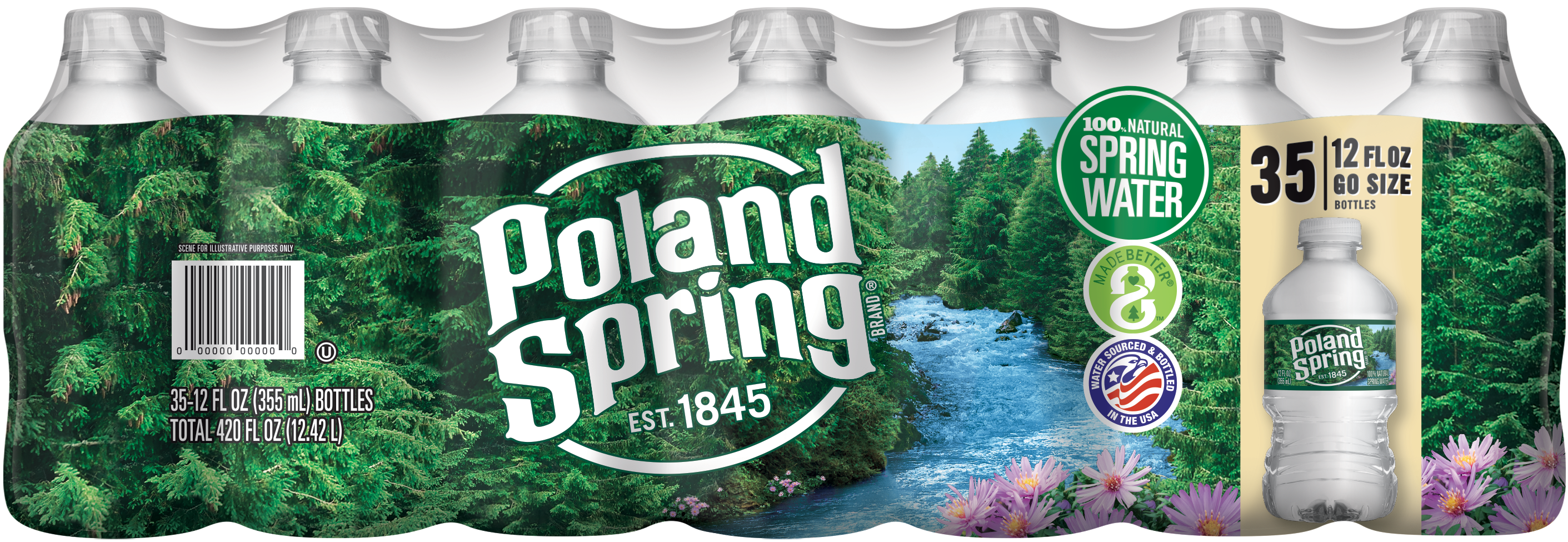 Poland Spring 12 oz, 35-pack