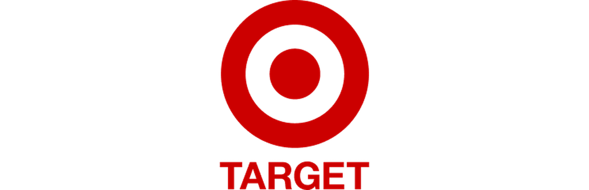 Red Target logo with a bold red circle and dot in the center, accompanied by the word "TARGET" in uppercase below.