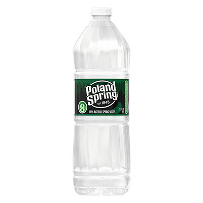 Poland Spring Brand 100% Natural Spring Water, 33.8-ounce bottle