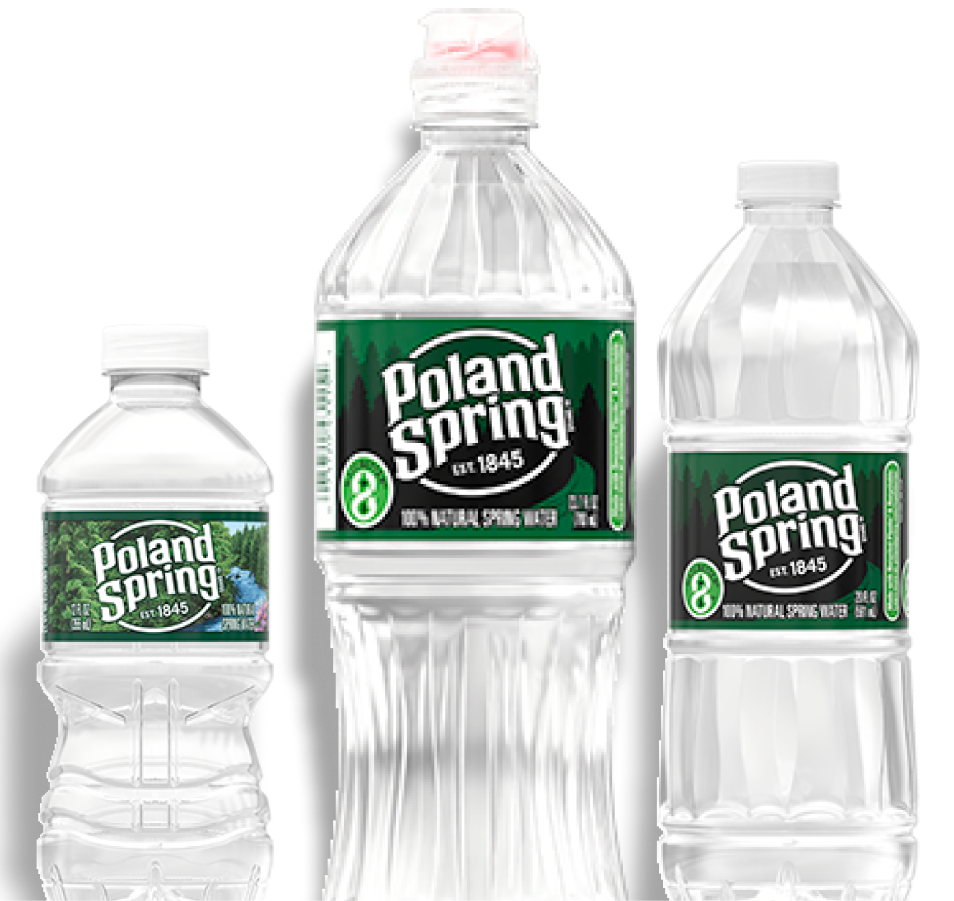 poland spring 100% recycled water bottles poland spring 100% recycled water bottles