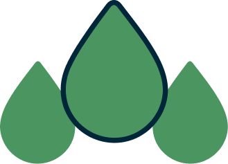 Poland Spring water droplets - small